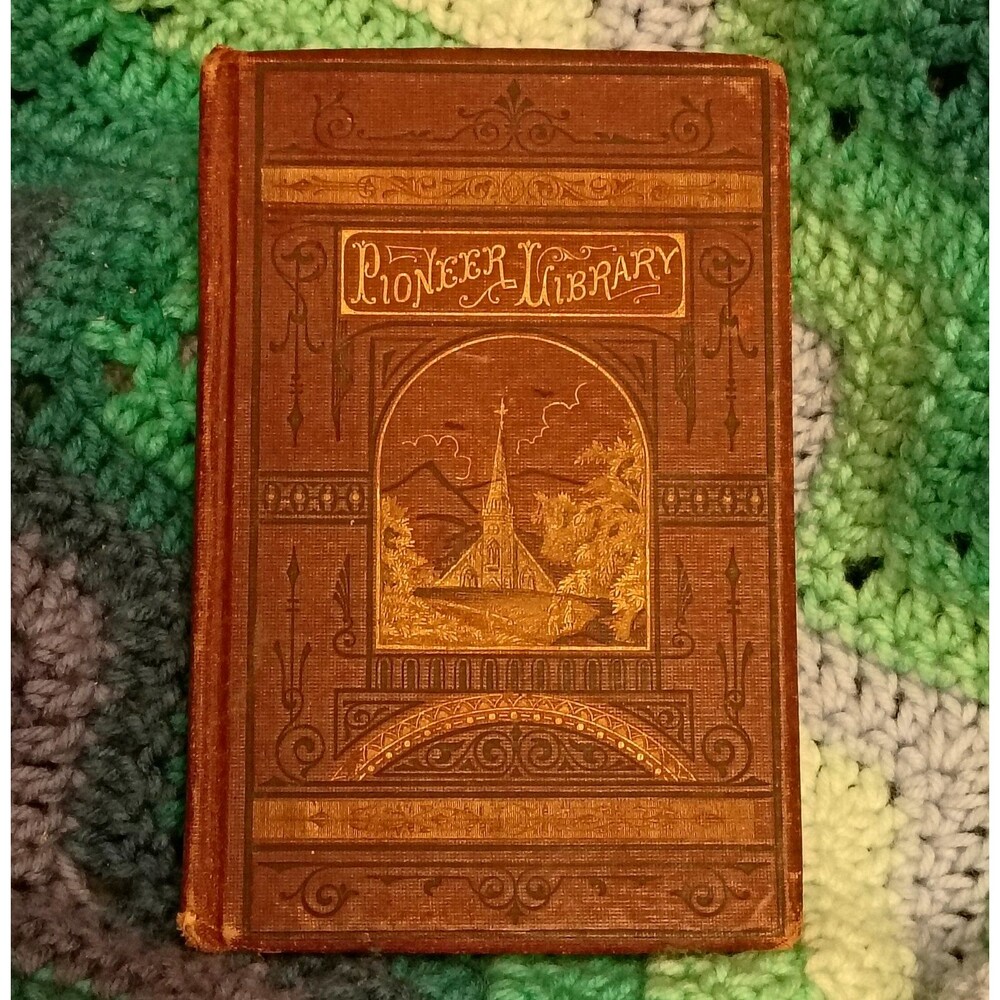 1874 Victorian Child Death Book Memento Mori Happy Death Pioneer Library Rare